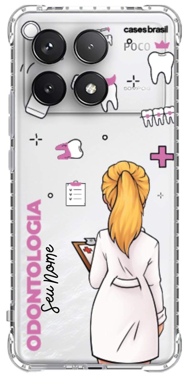 Capinha para Celular Odontologia - Boneca Profissão