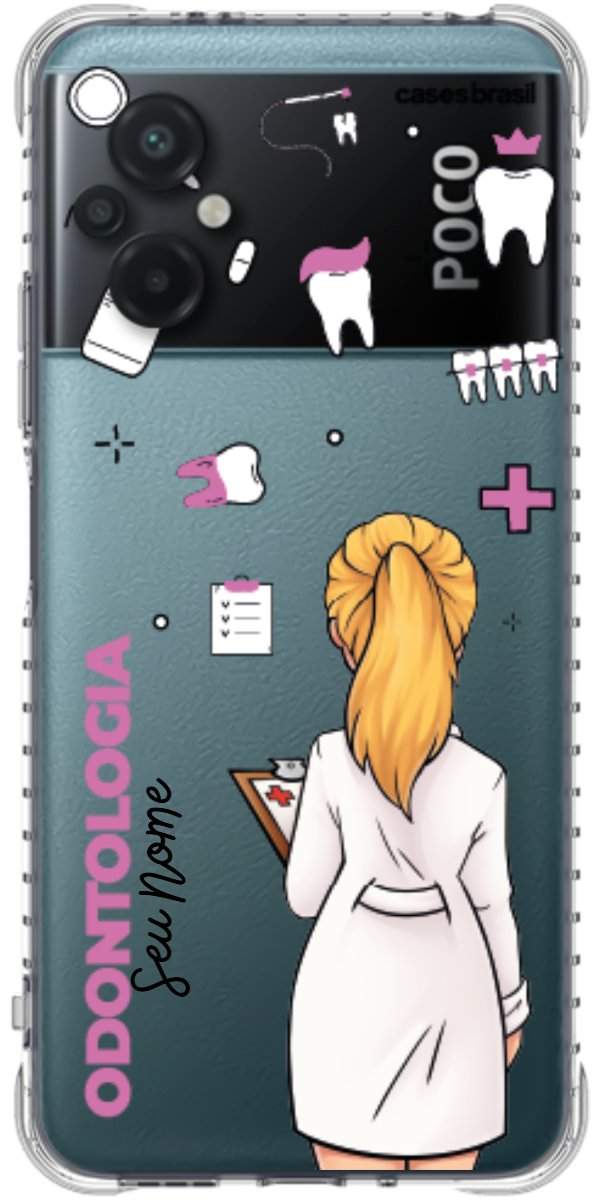 Capinha para Celular Odontologia - Profissão Com Nome