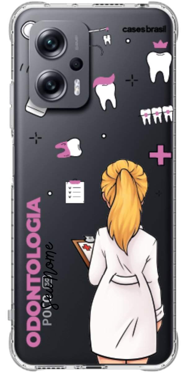 Capinha para Celular Odontologia - Boneca Profissão