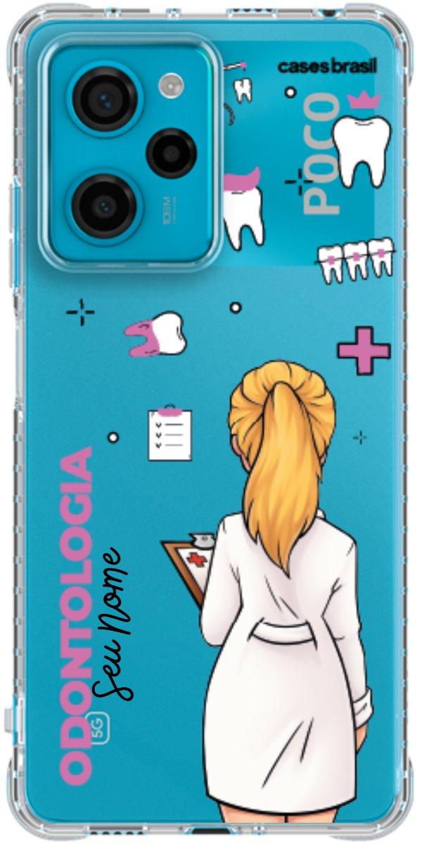 Capinha para Celular Odontologia - Profissão Com Nome