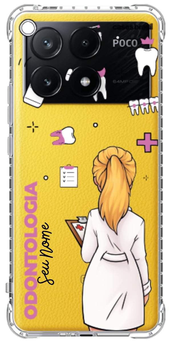 Capinha para Celular Odontologia - Boneca Profissão