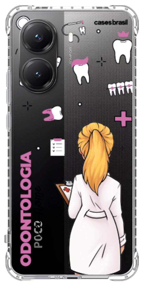 Capinha para Celular Odontologia - Boneca Profissão