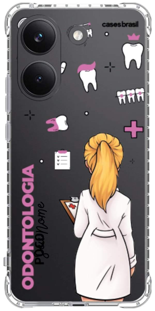Capinha para Celular Odontologia - Boneca Profissão