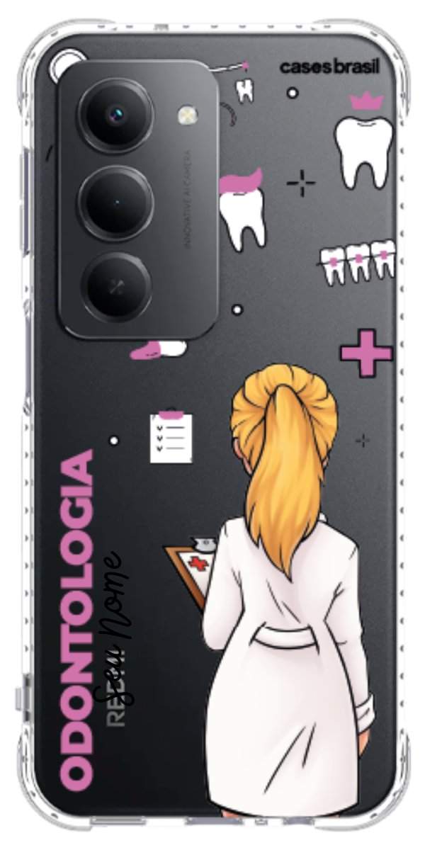 Capinha para Celular Odontologia - Boneca Profissão