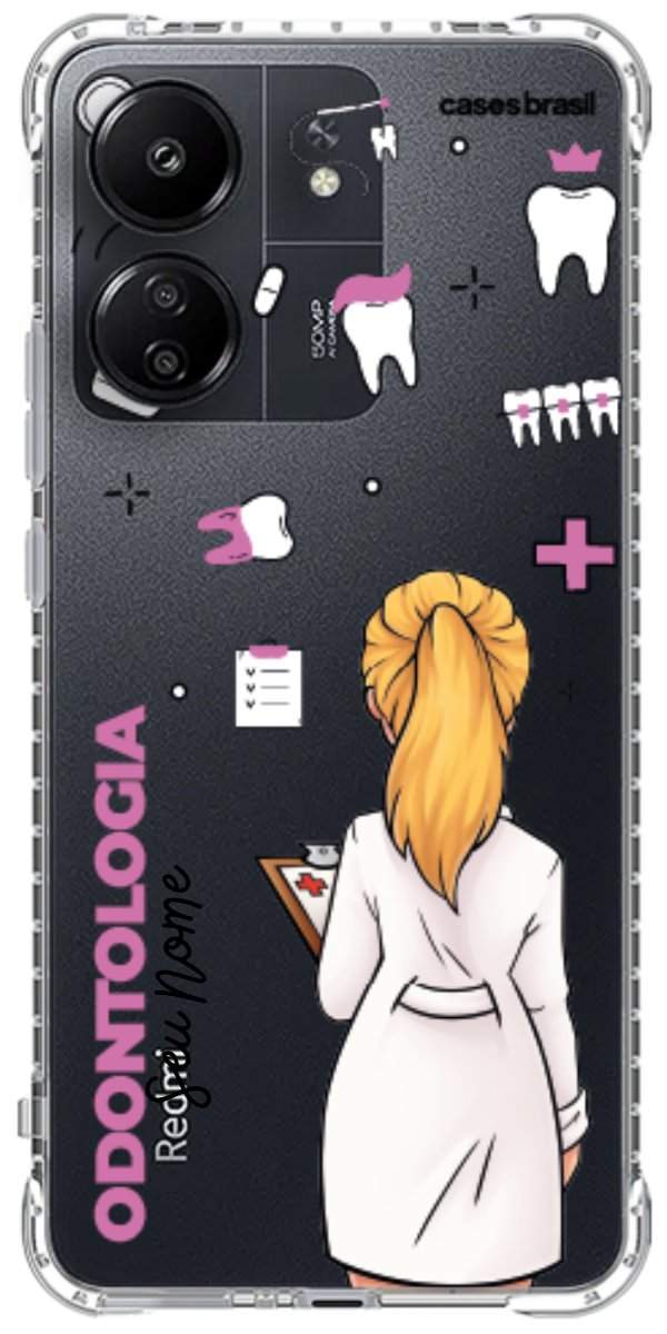 Capinha para Celular Odontologia - Boneca Profissão