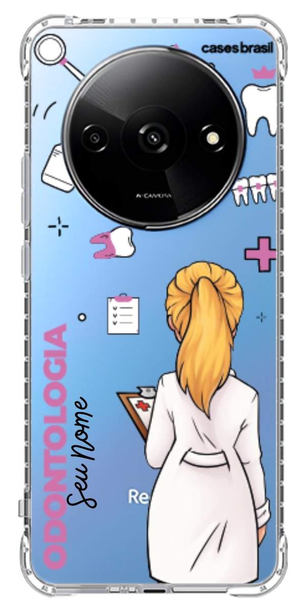 Capinha para Celular Odontologia - Profissão Com Nome