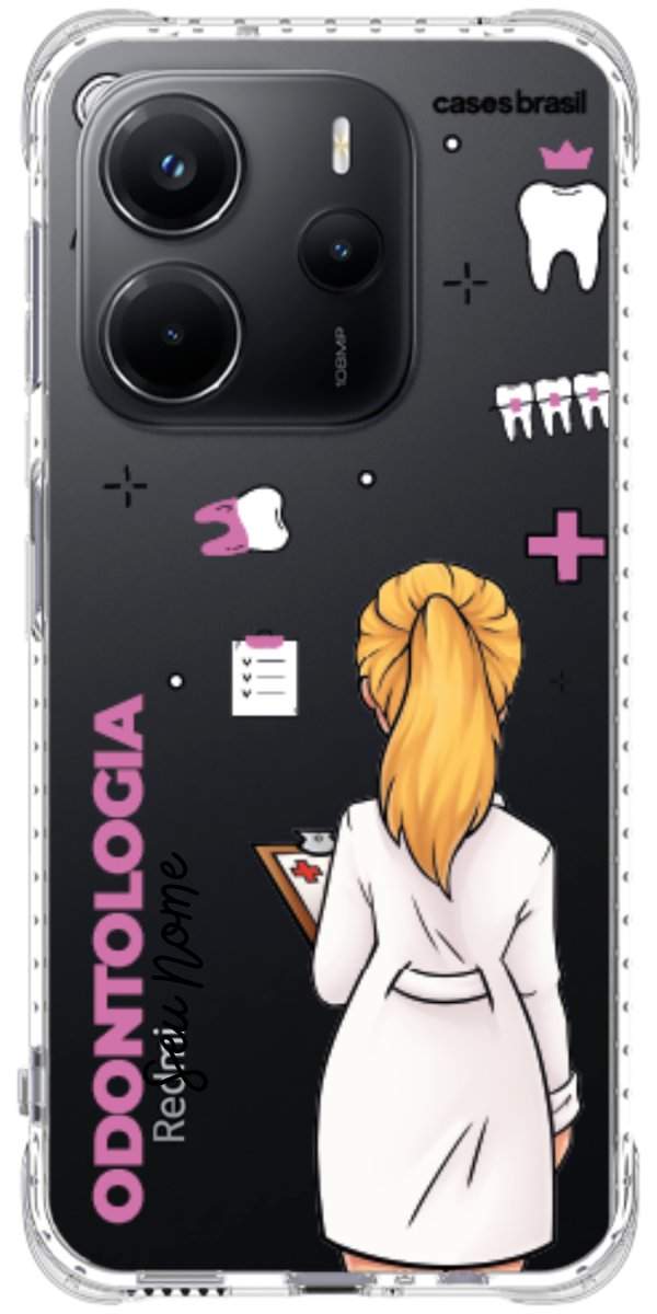 Capinha para Celular Odontologia - Boneca Profissão