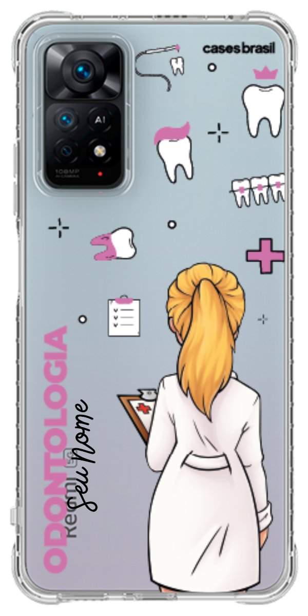 Capinha para Celular Odontologia - Boneca Profissão