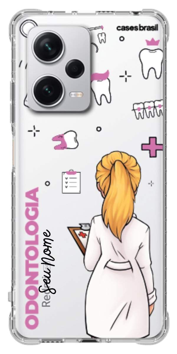 Capinha para Celular Odontologia - Boneca Profissão