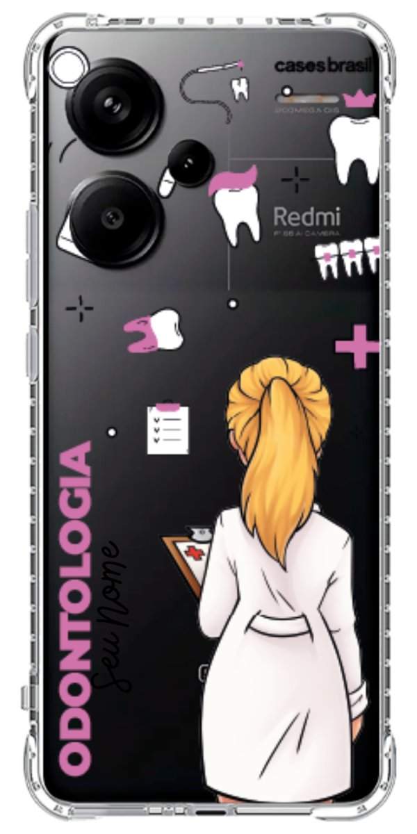 Capinha para Celular Odontologia - Boneca Profissão