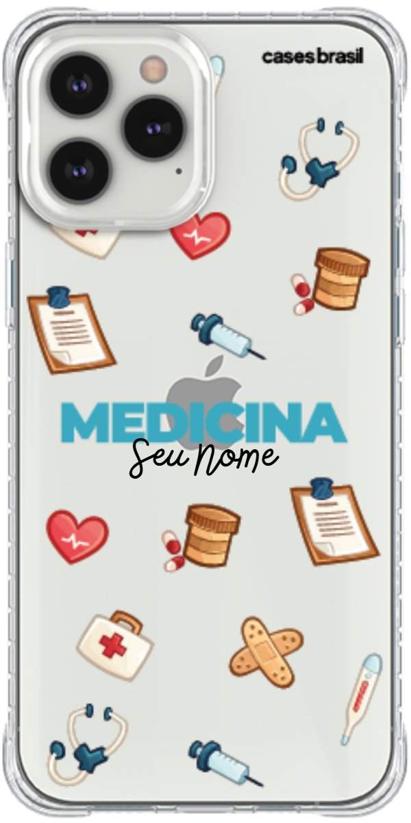 Capinha para Celular Medicina - Profissão Com Nome