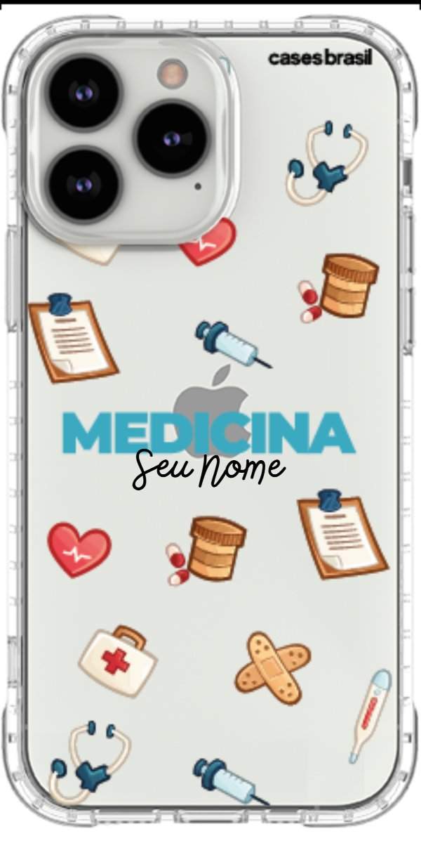 Capinha para Celular Medicina - Profissão Com Nome
