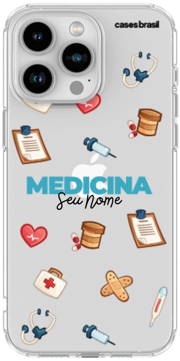 Capinha para Celular Medicina - Profissão Com Nome