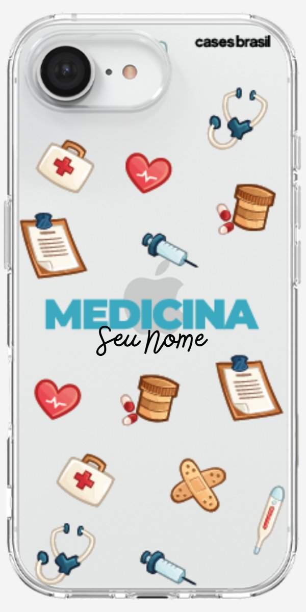 Capinha para Celular Medicina - Profissão Com Nome