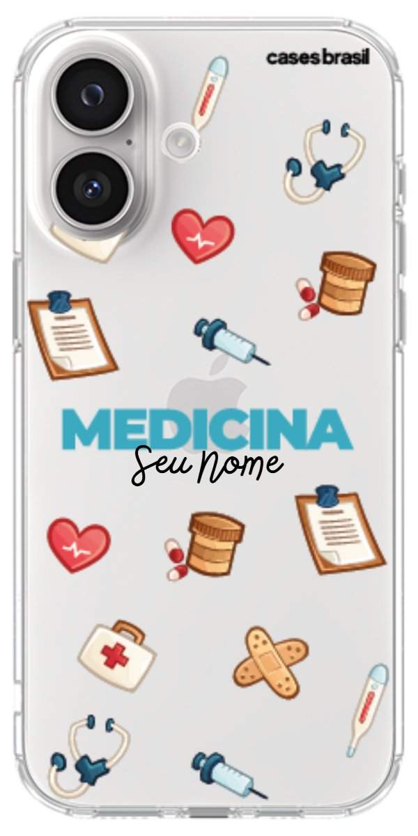 Capinha para Celular Medicina - Profissão Com Nome