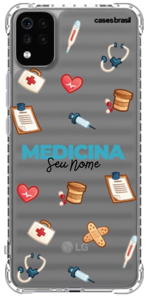Capinha para Celular Medicina - Profissão Com Nome