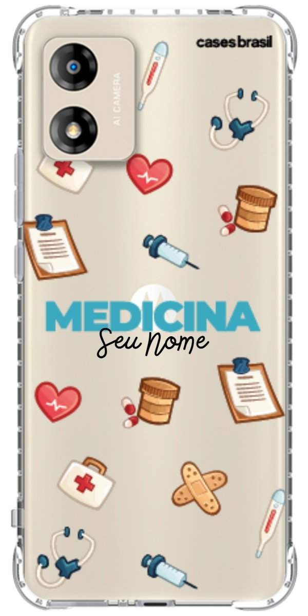 Capinha para Celular Medicina - Profissão Com Nome