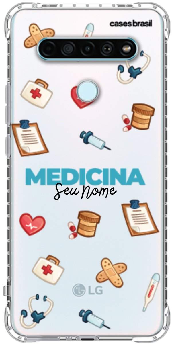 Capinha para Celular Medicina - Profissão Com Nome