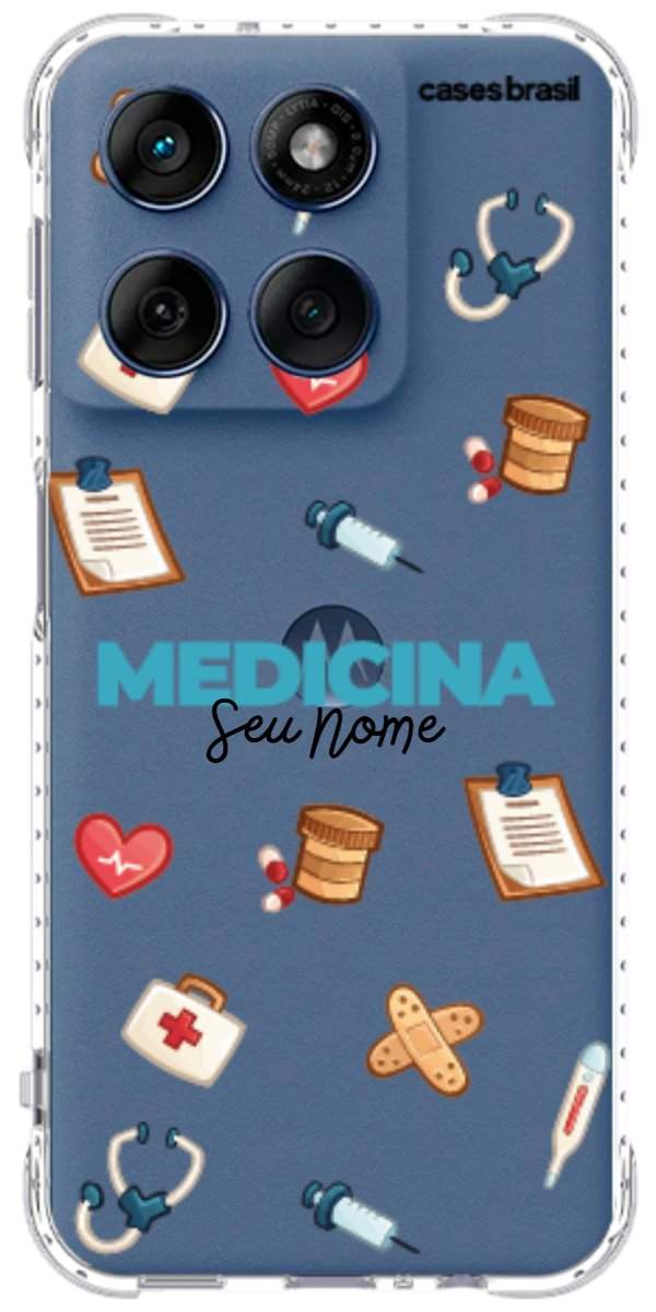 Capinha para Celular Medicina - Profissão Com Nome