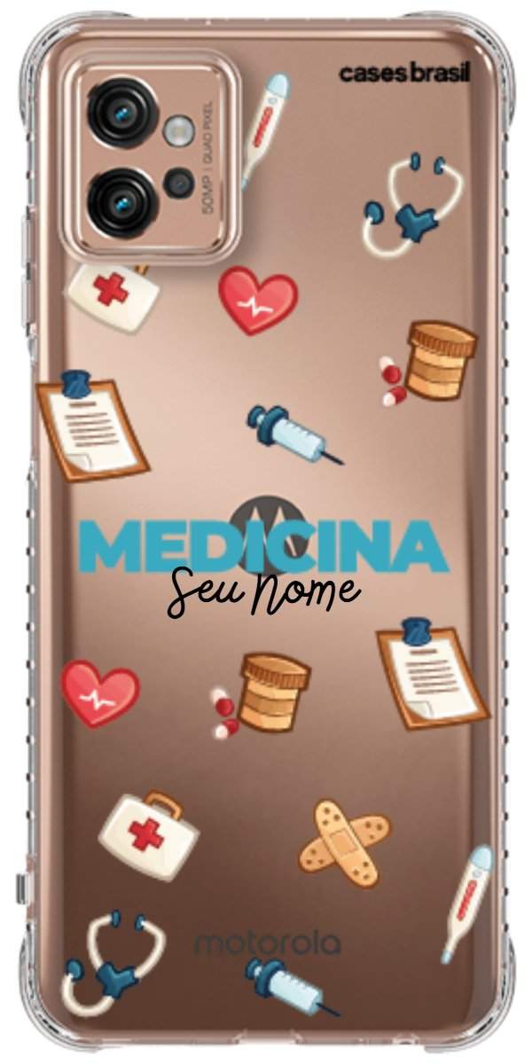 Capinha para Celular Medicina - Profissão Com Nome