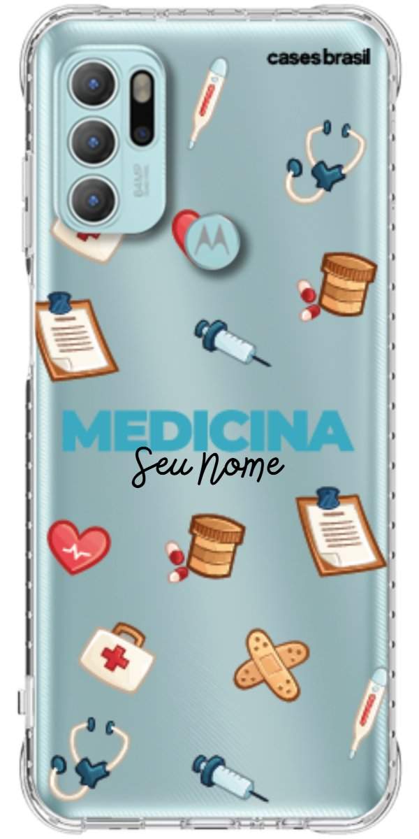 Capinha para Celular Medicina - Profissão Com Nome