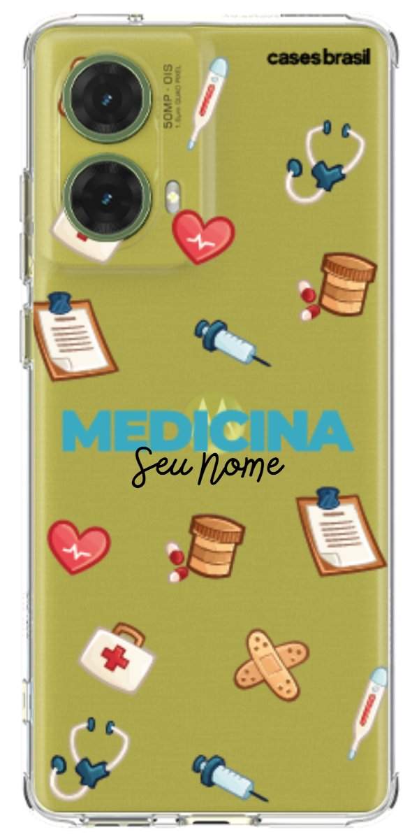 Capinha para Celular Medicina - Profissão Com Nome