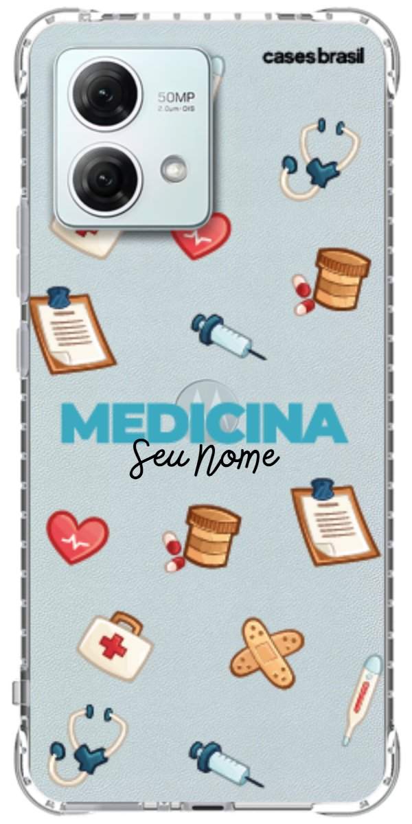 Capinha para Celular Medicina - Profissão Com Nome