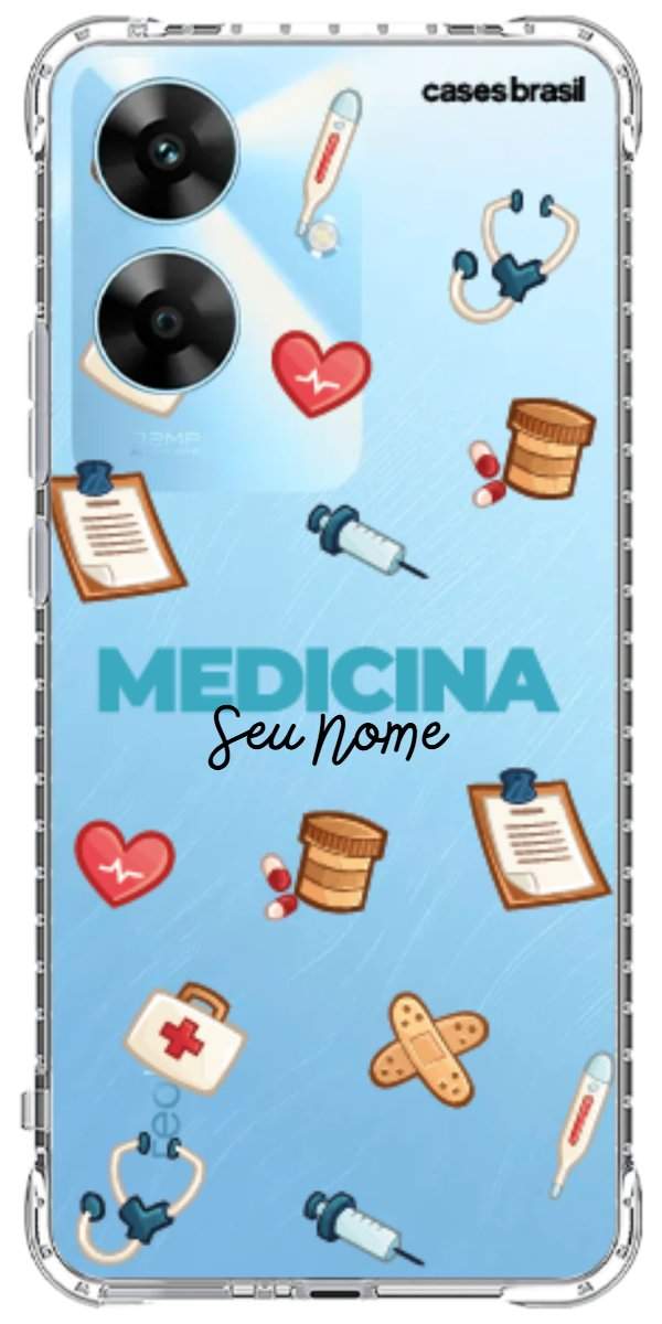 Capinha para Celular Medicina - Profissão Com Nome