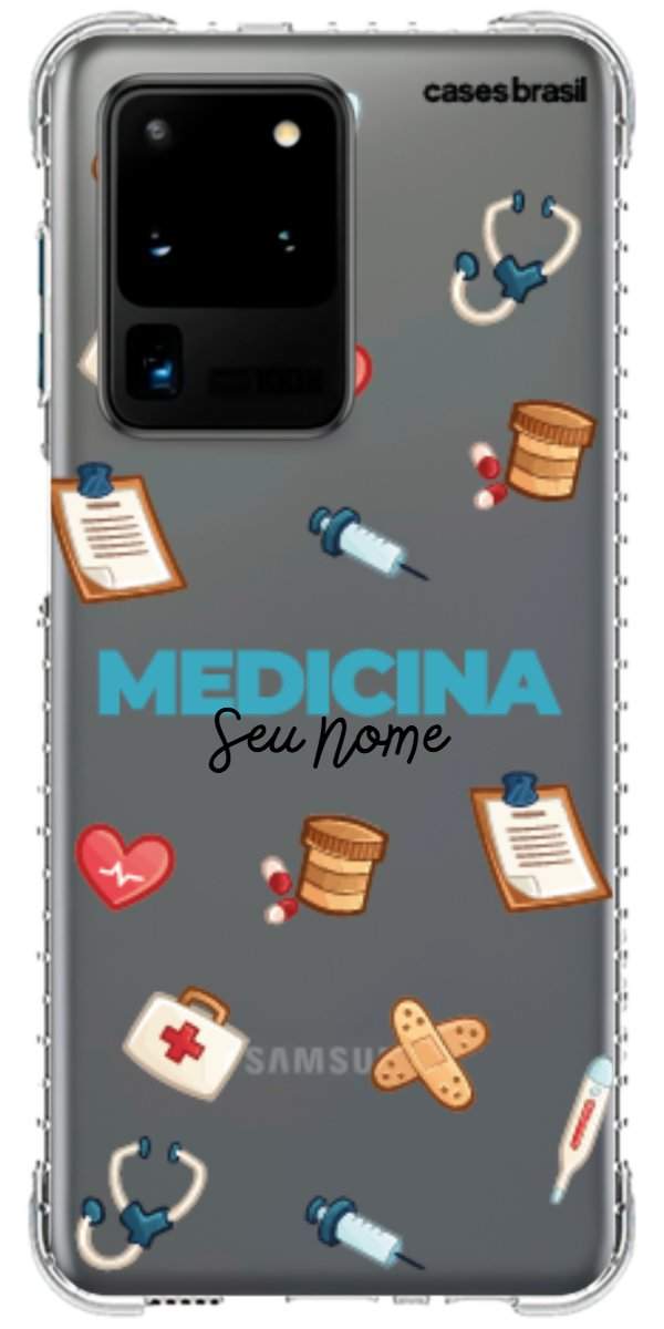 Capinha para Celular Medicina - Profissão Com Nome