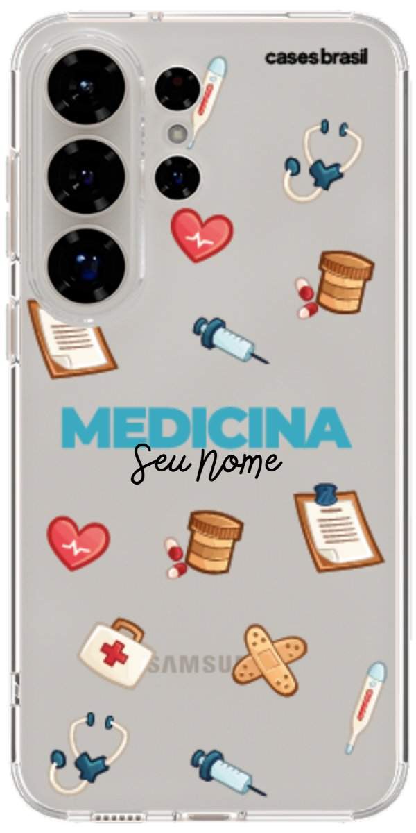Capinha para Celular Medicina - Profissão Com Nome