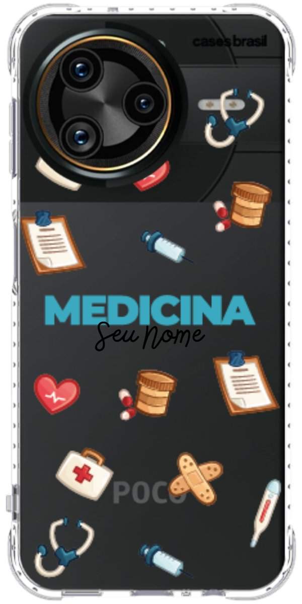 Capinha para Celular Medicina - Profissão Com Nome