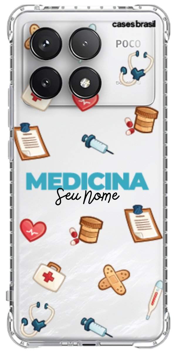 Capinha para Celular Medicina - Profissão Com Nome