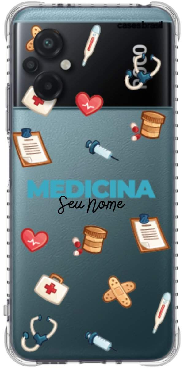 Capinha para Celular Medicina - Profissão Com Nome