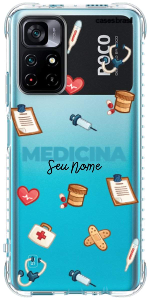 Capinha para Celular Medicina - Profissão Com Nome