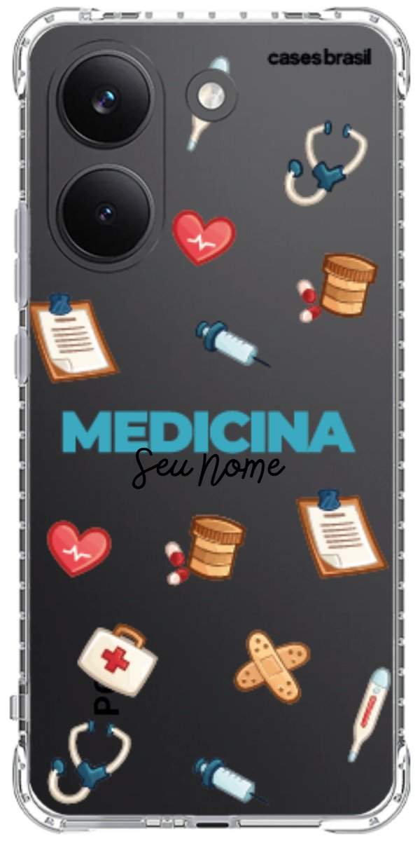 Capinha para Celular Medicina - Profissão Com Nome