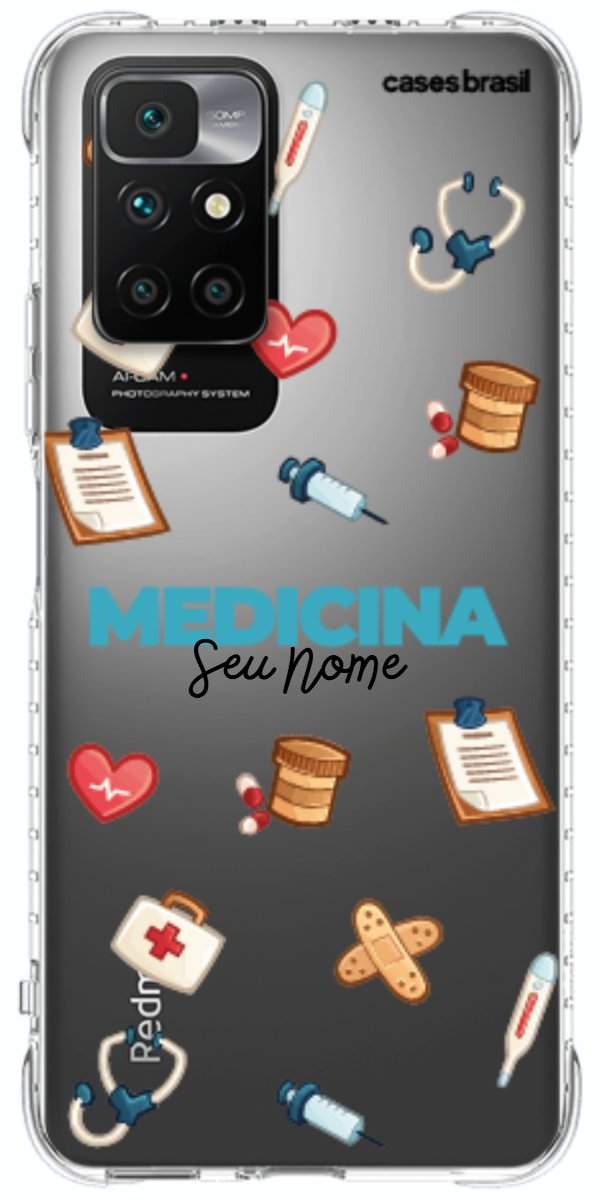 Capinha para Celular Medicina - Profissão Com Nome