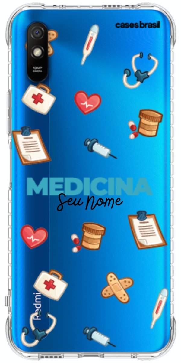 Capinha para Celular Medicina - Profissão Com Nome