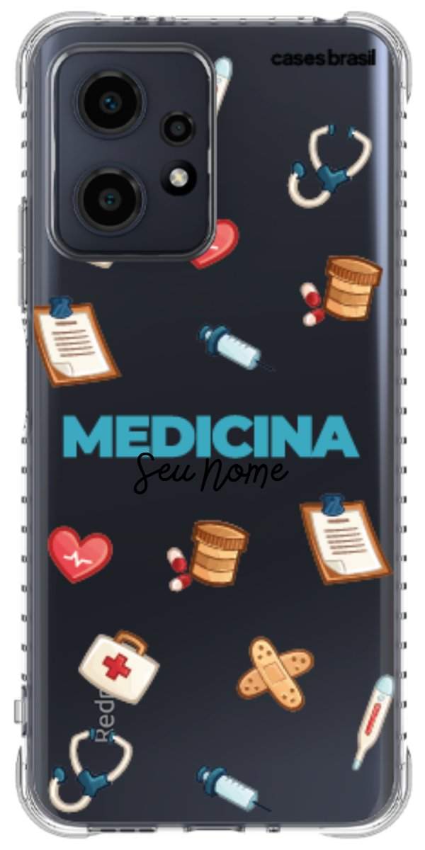 Capinha para Celular Medicina - Profissão Com Nome