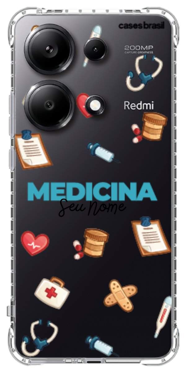 Capinha para Celular Medicina - Profissão Com Nome
