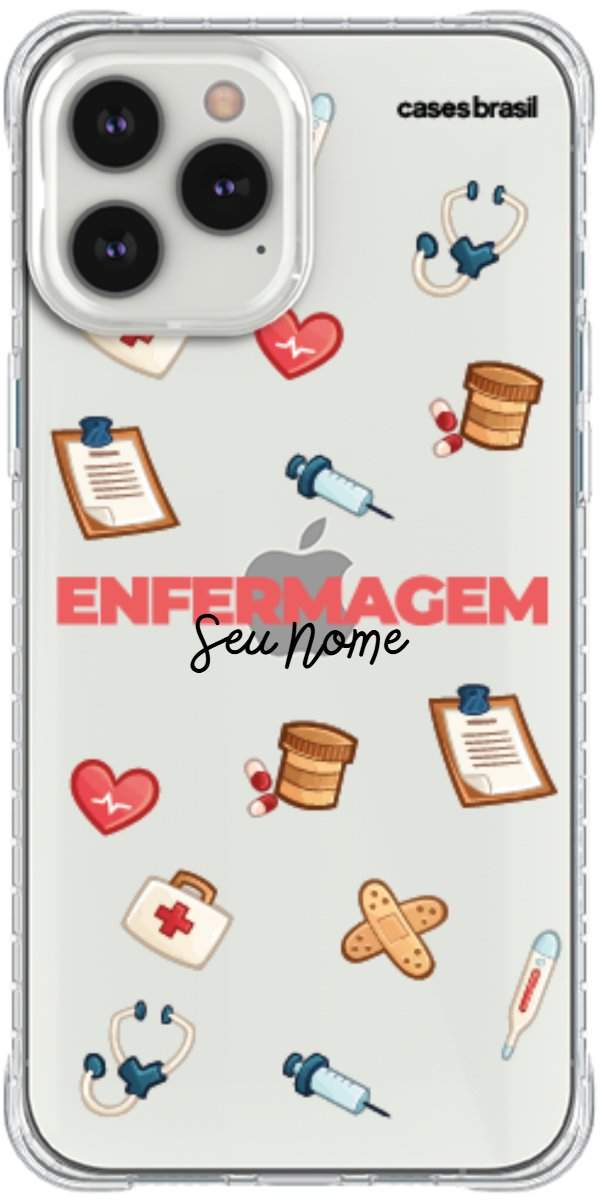 Capinha para celular Enfermagem - Profissão Com Nome