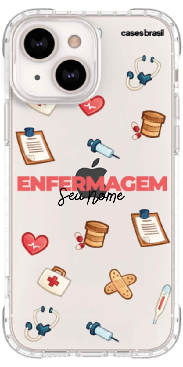 Capinha para celular Enfermagem - Profissão Com Nome
