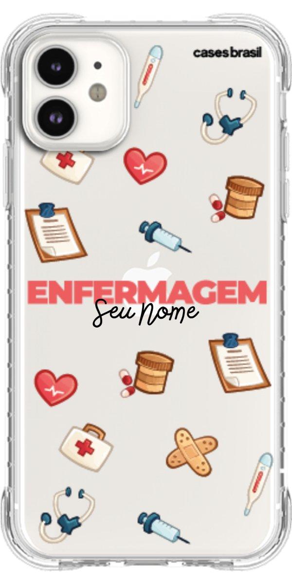 Capinha para celular Enfermagem - Profissão Com Nome
