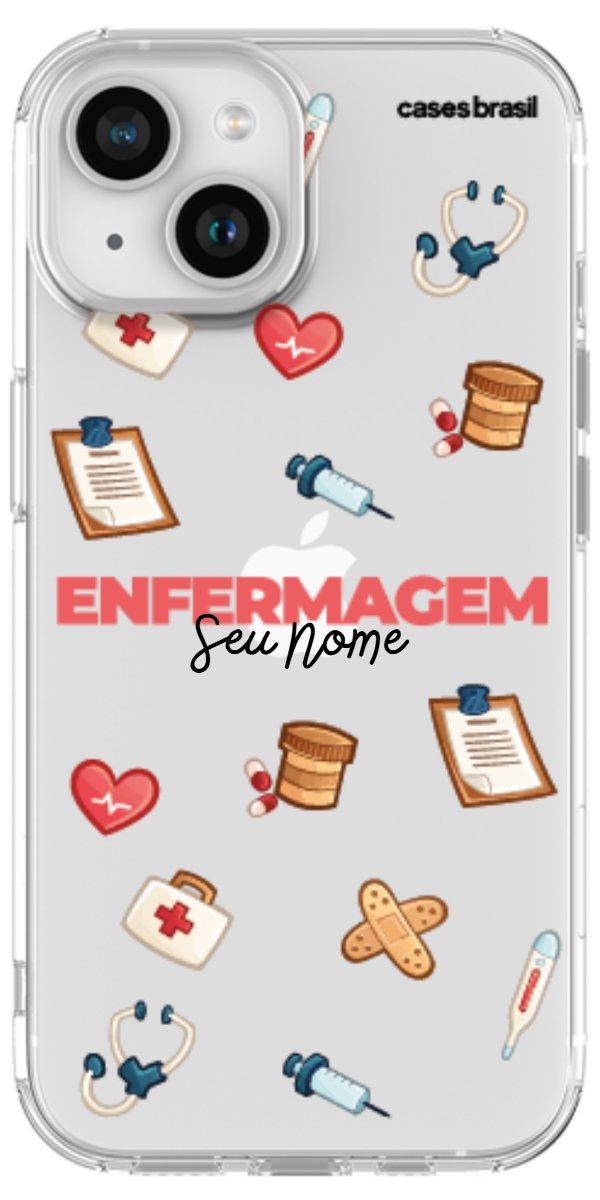 Capinha para celular Enfermagem - Profissão Com Nome