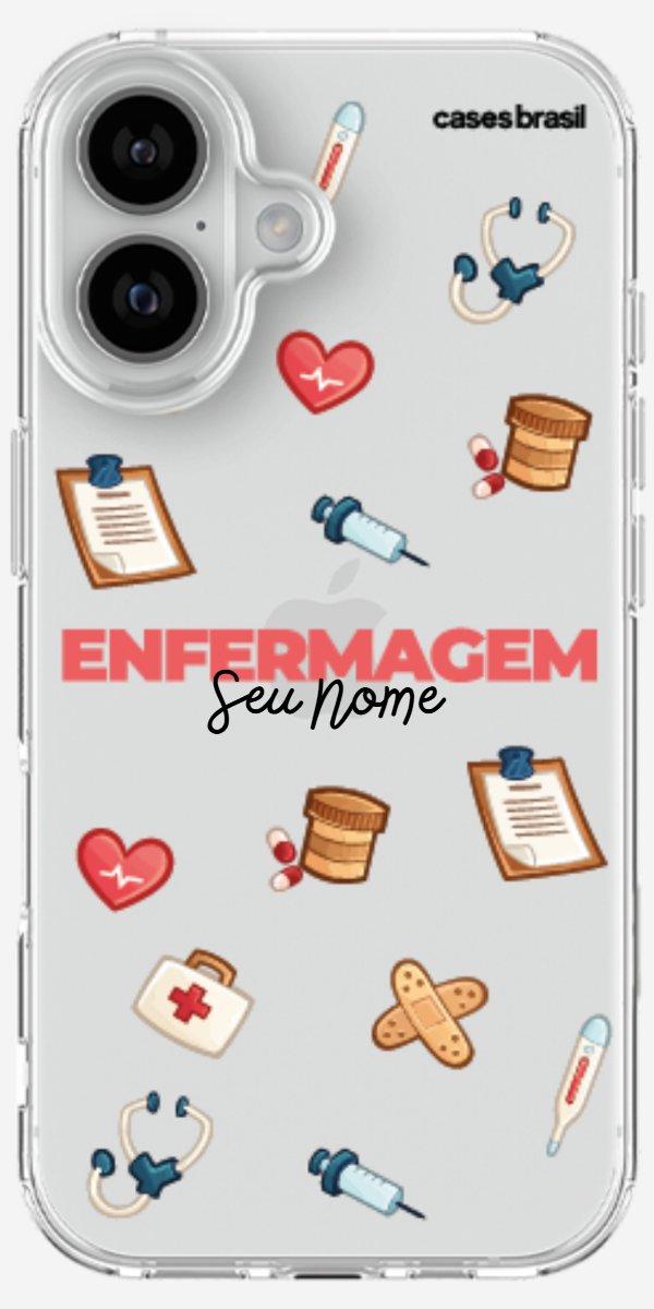 Capinha para celular Enfermagem - Profissão Com Nome