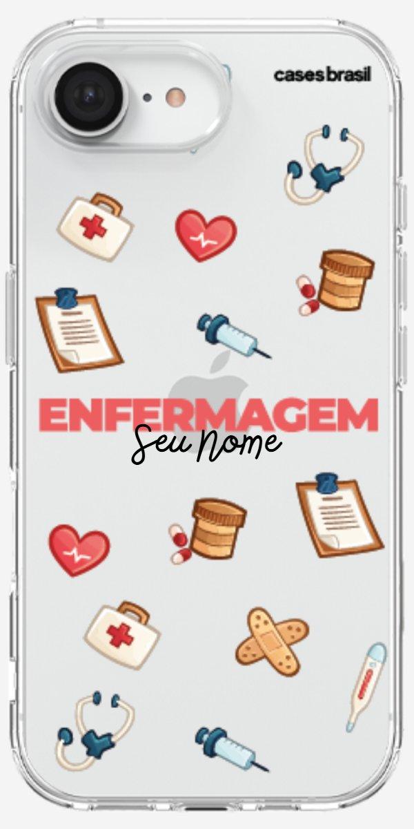 Capinha para celular Enfermagem - Profissão Com Nome