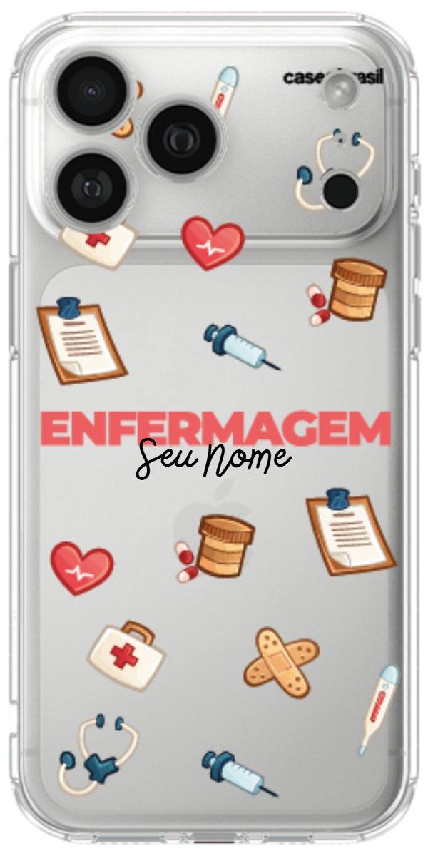 Capinha para celular Enfermagem - Profissão Com Nome