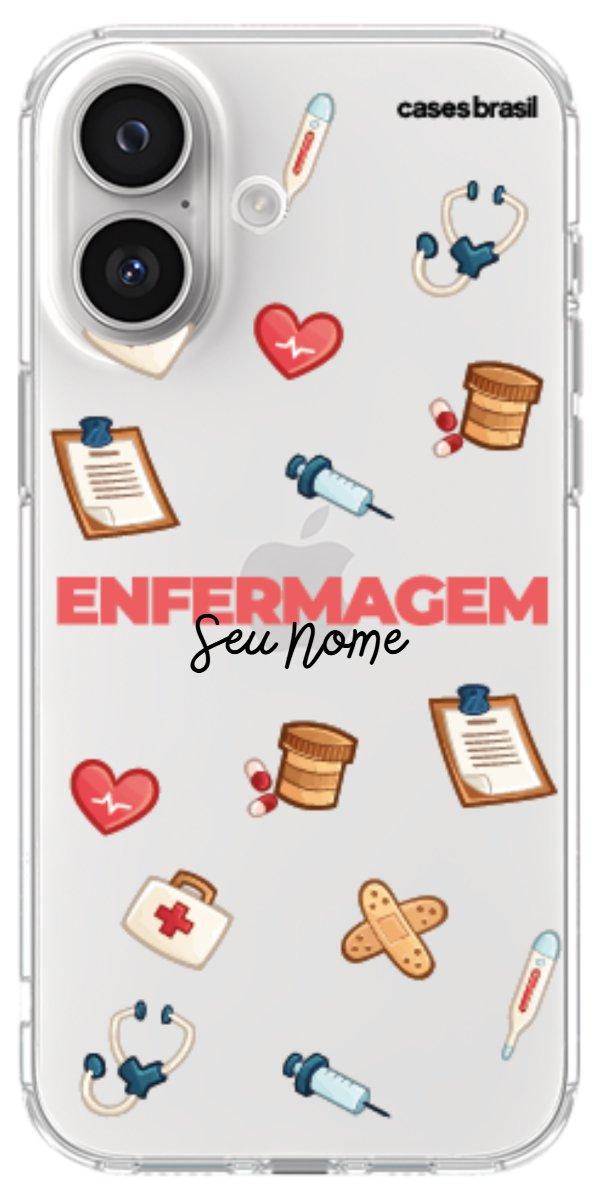 Capinha para celular Enfermagem - Profissão Com Nome
