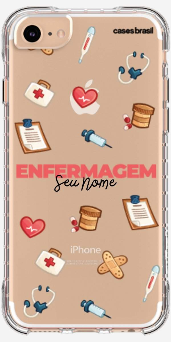 Capinha para celular Enfermagem - Profissão Com Nome