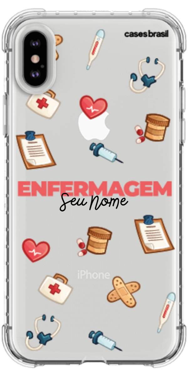 Capinha para celular Enfermagem - Profissão Com Nome