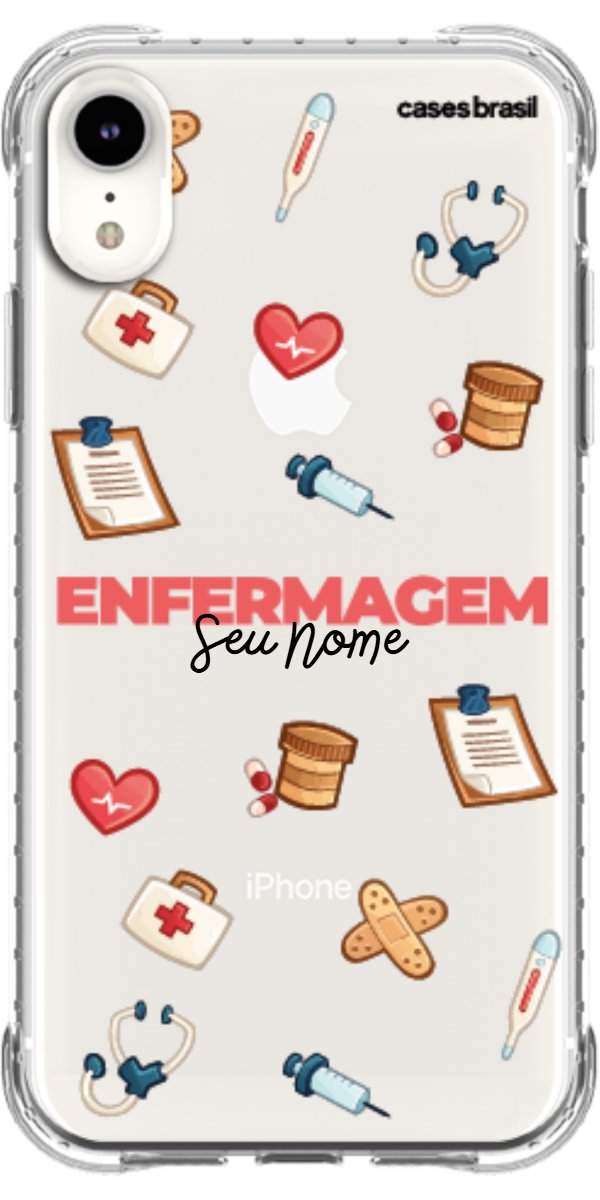 Capinha para celular Enfermagem - Profissão Com Nome